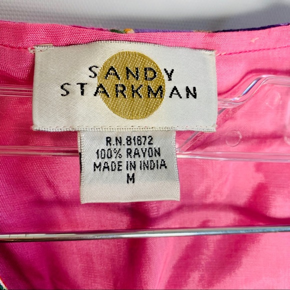 VTG Sandy Starkman Patchwork Floral Jacket - Picture 5 of 6